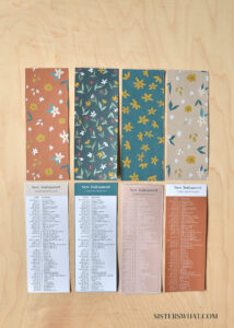 New Testament Bookmarks Come Follow Me 2023 Printable Sisters What