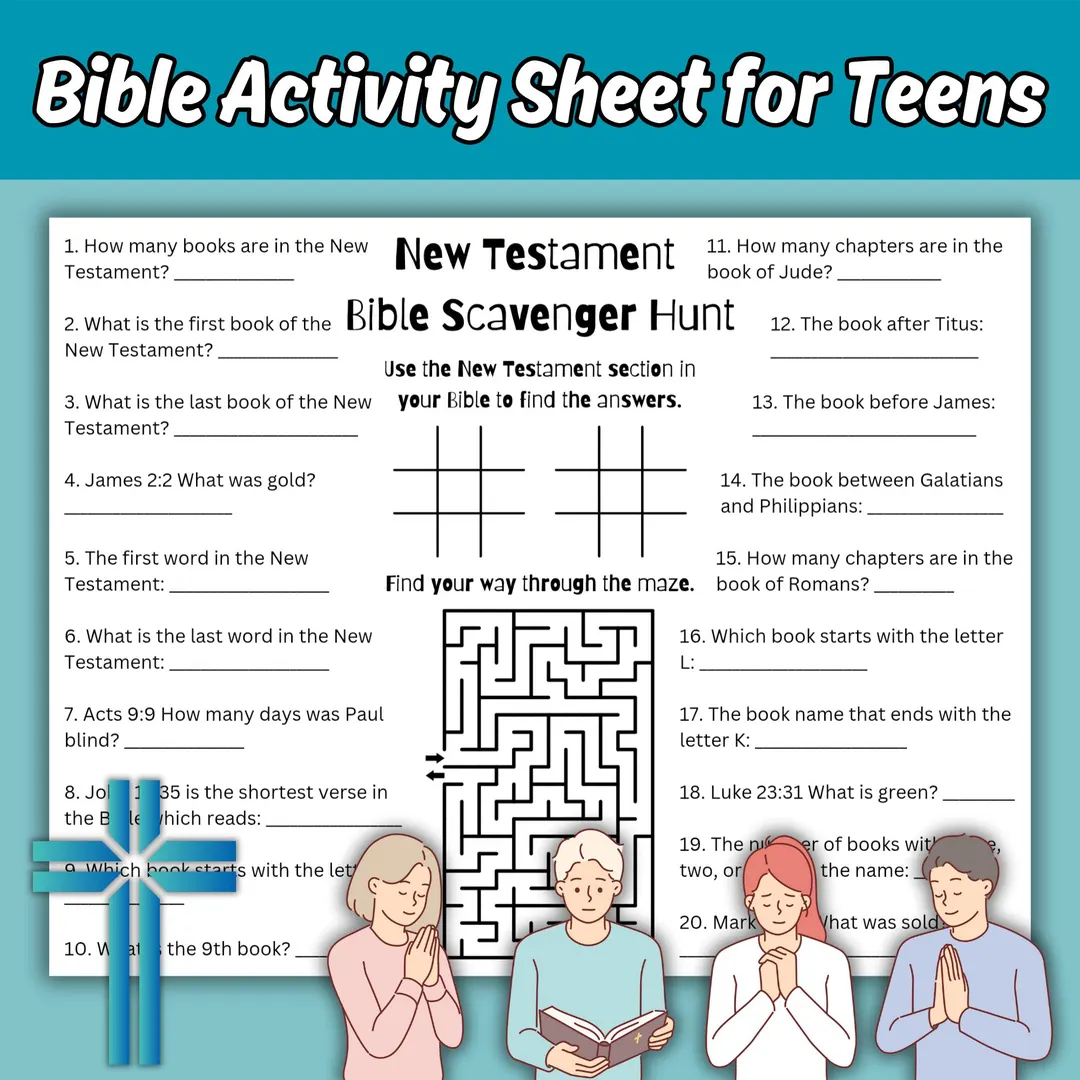 Printable Bible Activities Nrsva