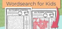 New Testament Wordsearch Activity Page Kids Bible Teacher