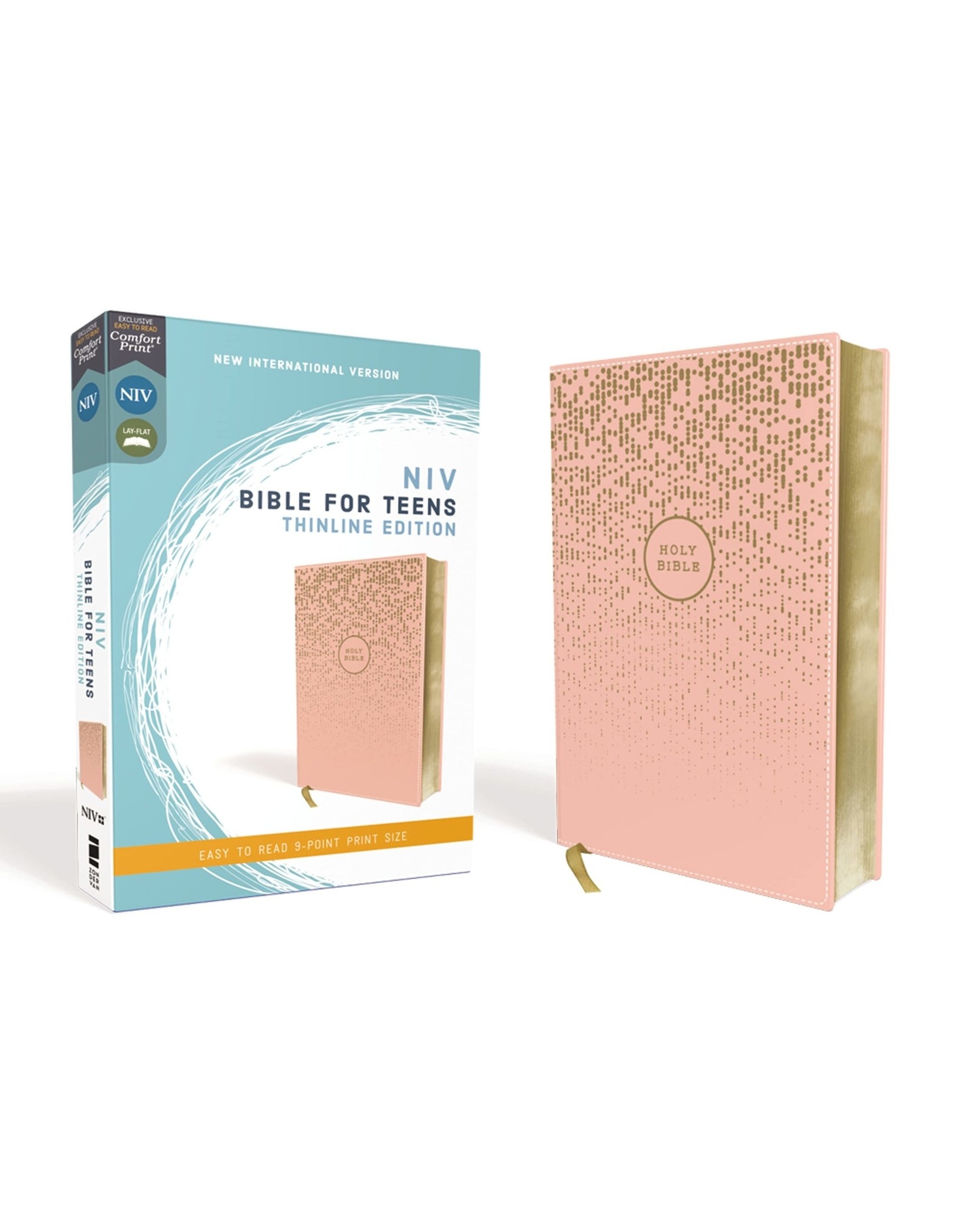 NIV Bible For Teens Leathersoft Pink Comfort Print Red Letter Reilly s Church Supply Gift Boutique