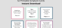 NIV Bible Verse Cards Scripture Cards For Women Printable Bible Verses Etsy Israel