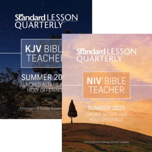 NIV KJV Quarterly Sunday School Curriculum Standard Lesson Quarterly