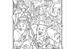 Noah And The Ark Coloring Page Printable