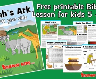Noah s Ark Bible Lesson For 5 10 Year Old Trueway Kids