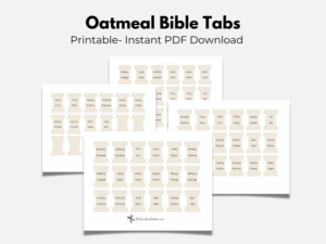 Oatmeal Bible Tabs Payhip