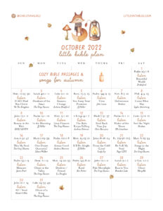 October 2022 Bible Reading Plan Cozy Bible Passages Songs For Autumn Little Faith Blog