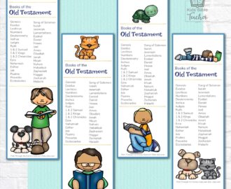 old testament bible bookmarks kids bible teacher