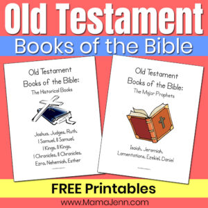 Old Testament Books Of The Bible Printables FREE Download