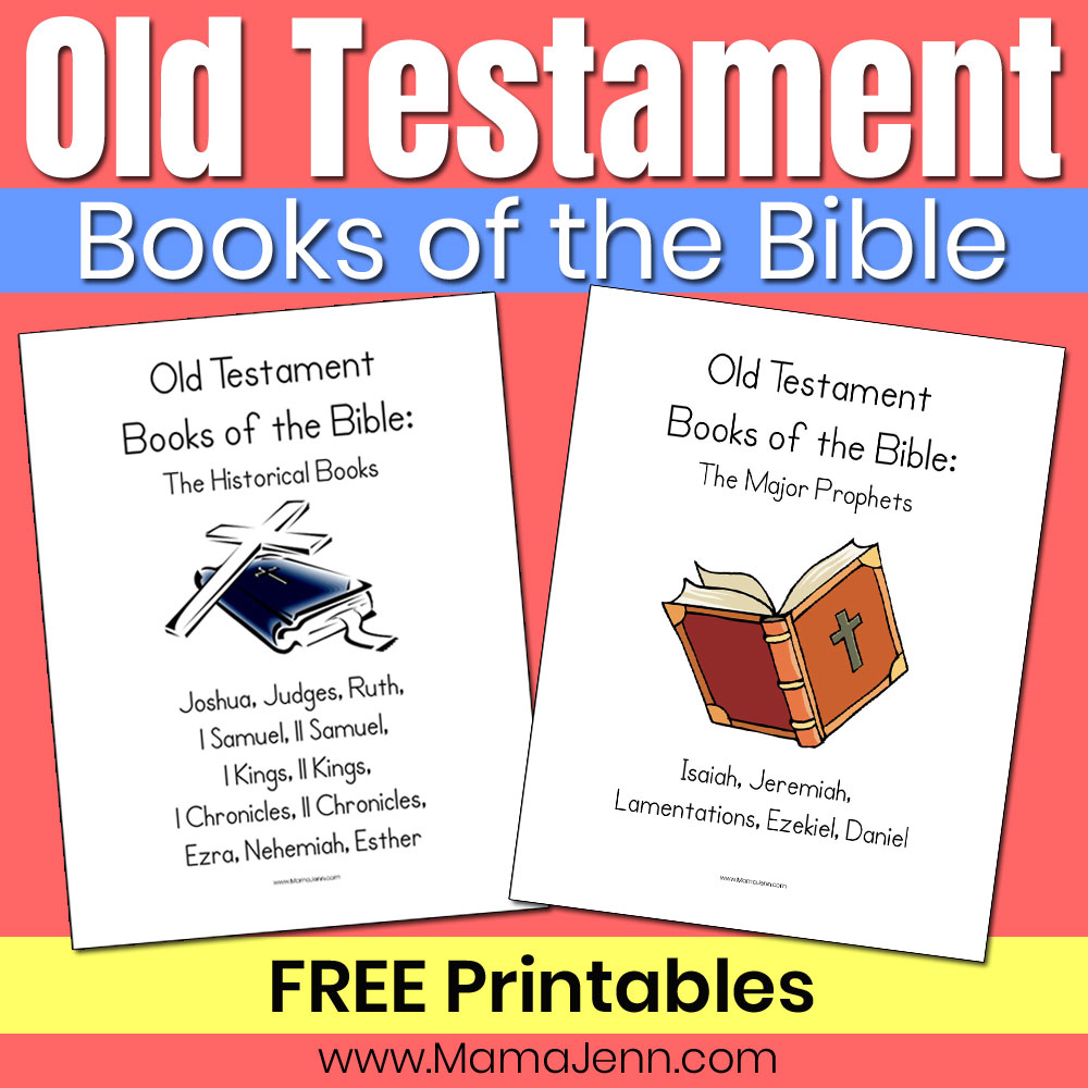 Old Testament Books Of The Bible Printables FREE Download