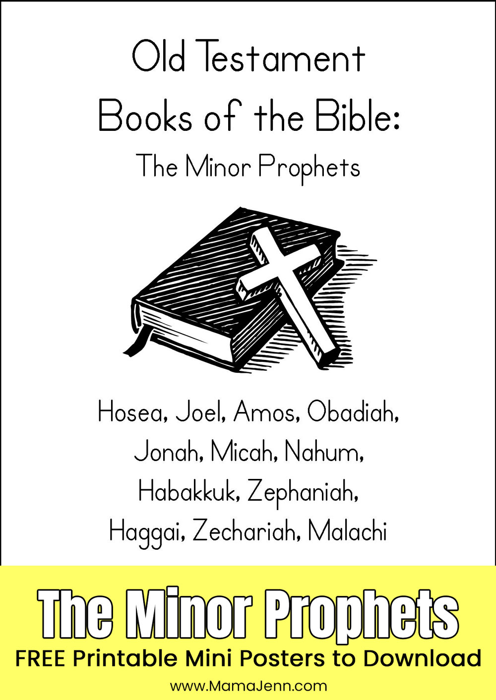 Old Testament Books Of The Bible Printables FREE Download