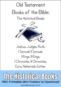 Old Testament Books Of The Bible Printables FREE Download