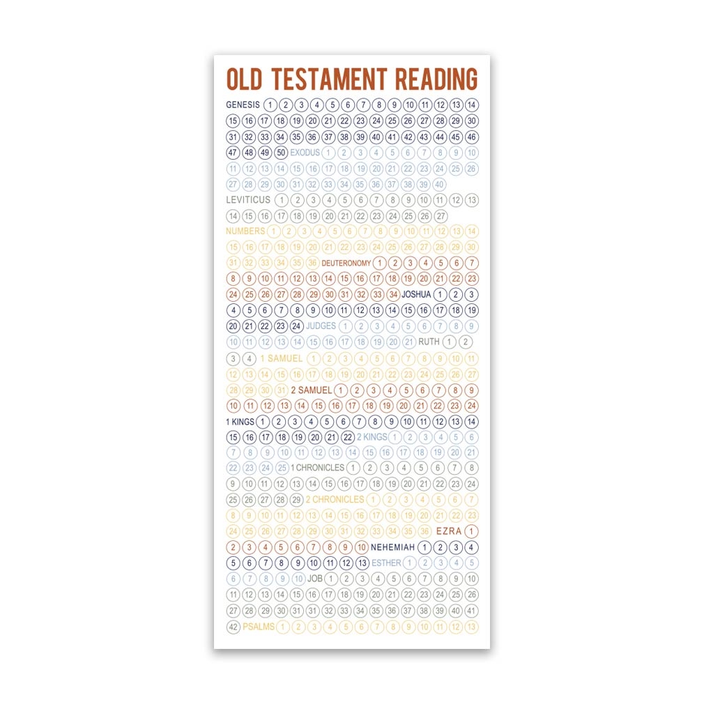 Old Testament Reading Chart Bookmark In LDS Bookmarks On LDSBookstore