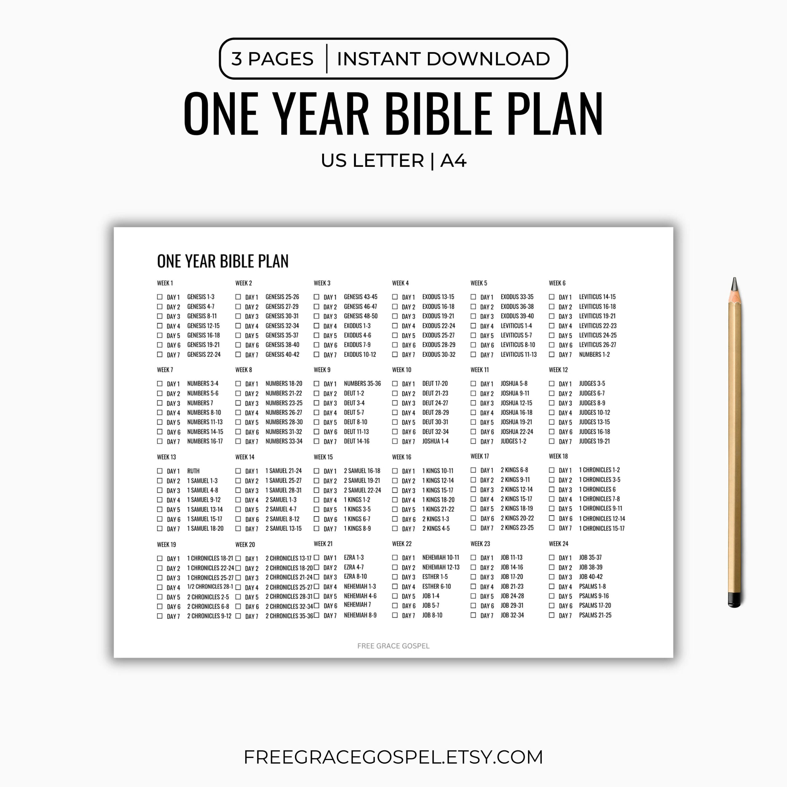 one year bible plan 2025 bible reading plan printable start to