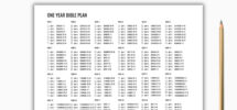 One Year Bible Plan 2025 Bible Reading Plan Printable Start To