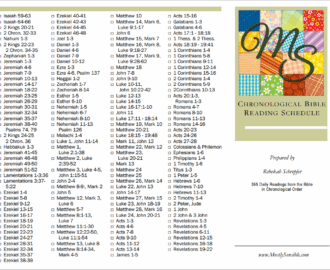 One Year Bible Reading Plan Printable Printable Story Prompts
