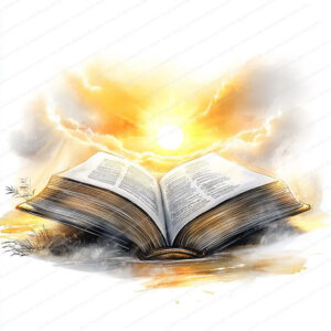 Open Bible Clipart Etsy