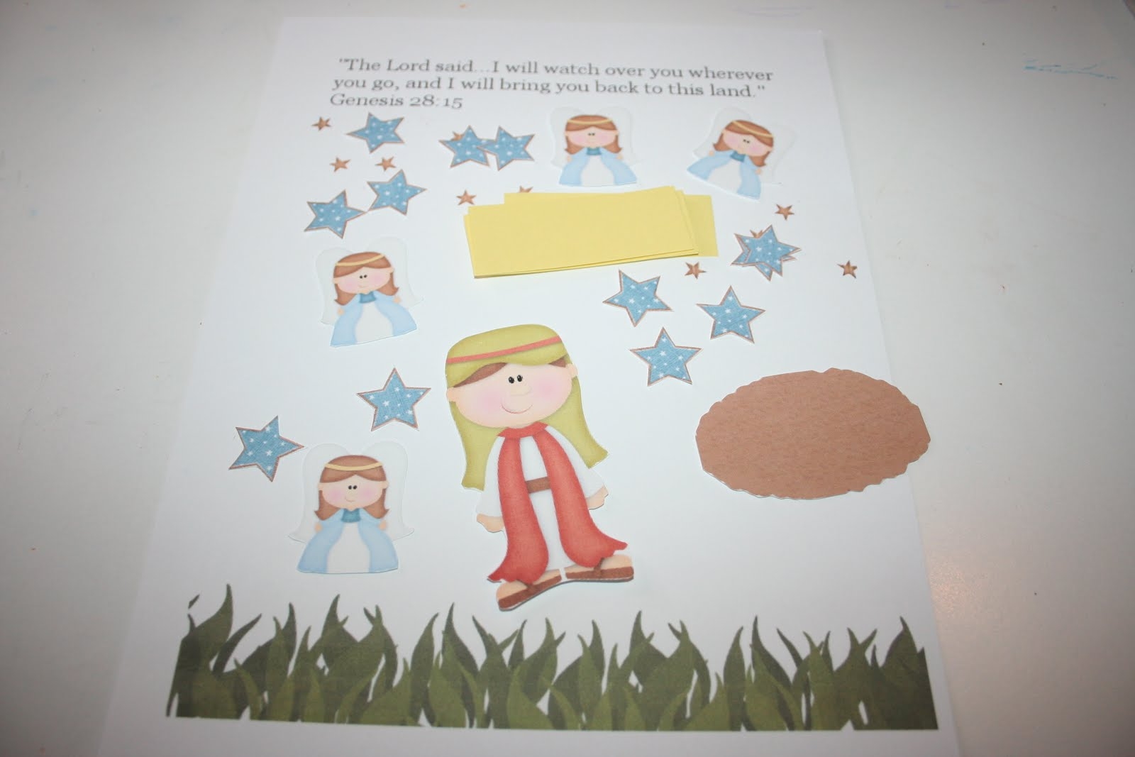 Our Country Road Bible Activity Book Jacob s Ladder FREE Printable 