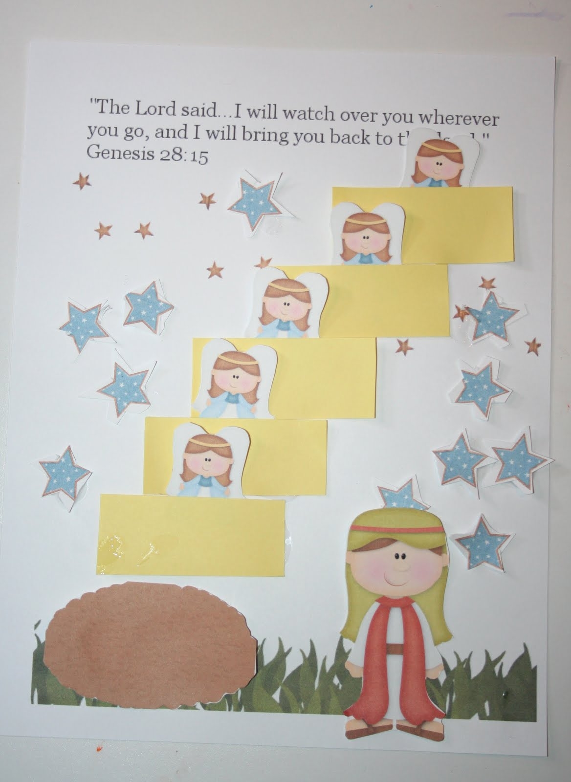 Our Country Road Bible Activity Book Jacob s Ladder FREE Printable 