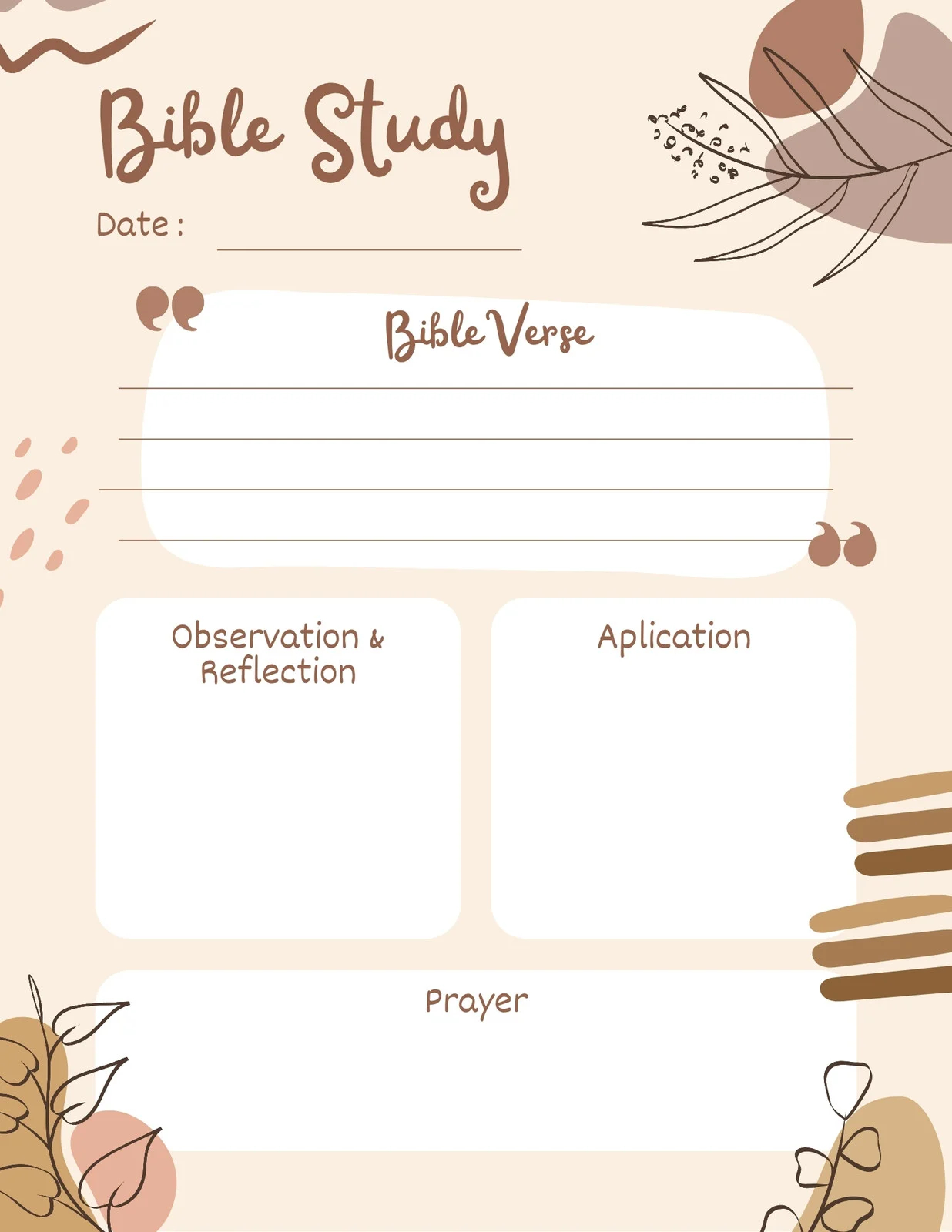 Page 2 Free And Customizable Bible Templates