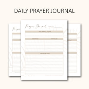 Palm Branch Prayer Journal Printable With Prompts Kimenink
