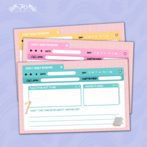 Pastel Daily Bible Reading Tracker JW Printables