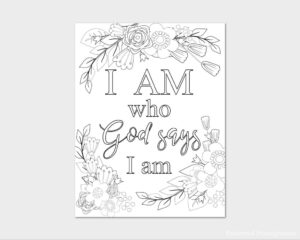 Patterned Pomegranate Printable Scripture Coloring Sheet Ephesians 2 8 9 Coloring Page
