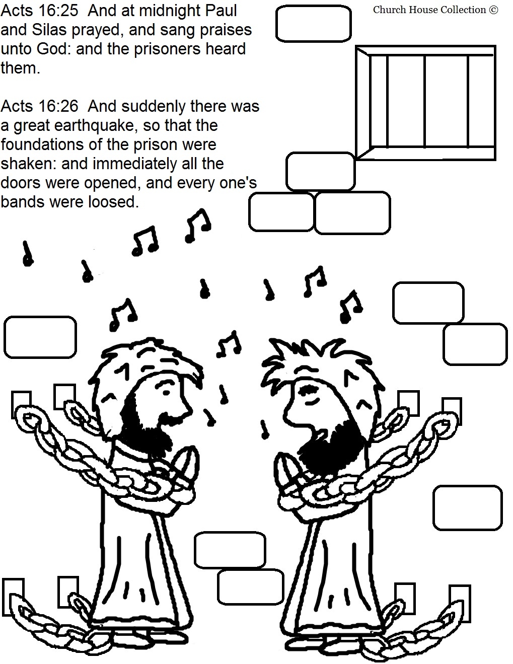 Paul Bible Coloring Pages Printable
