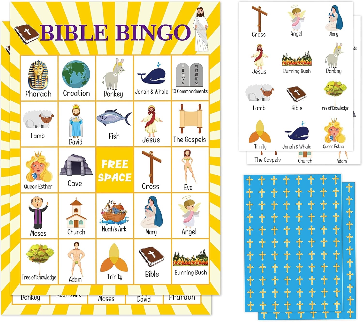 Printable Bible Bingo Cards