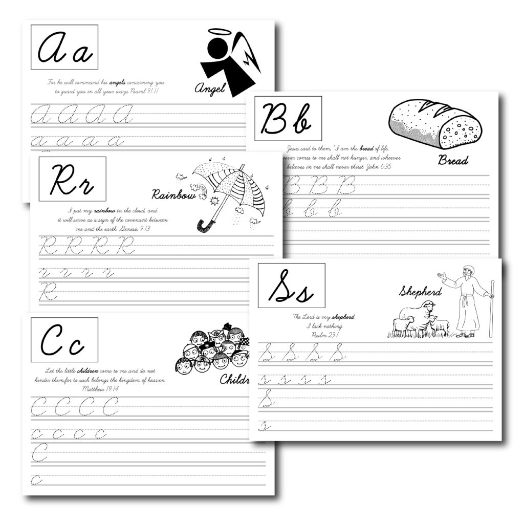 Practice Your ABC With Bible Verses Free Printable Daydream Into Reality
