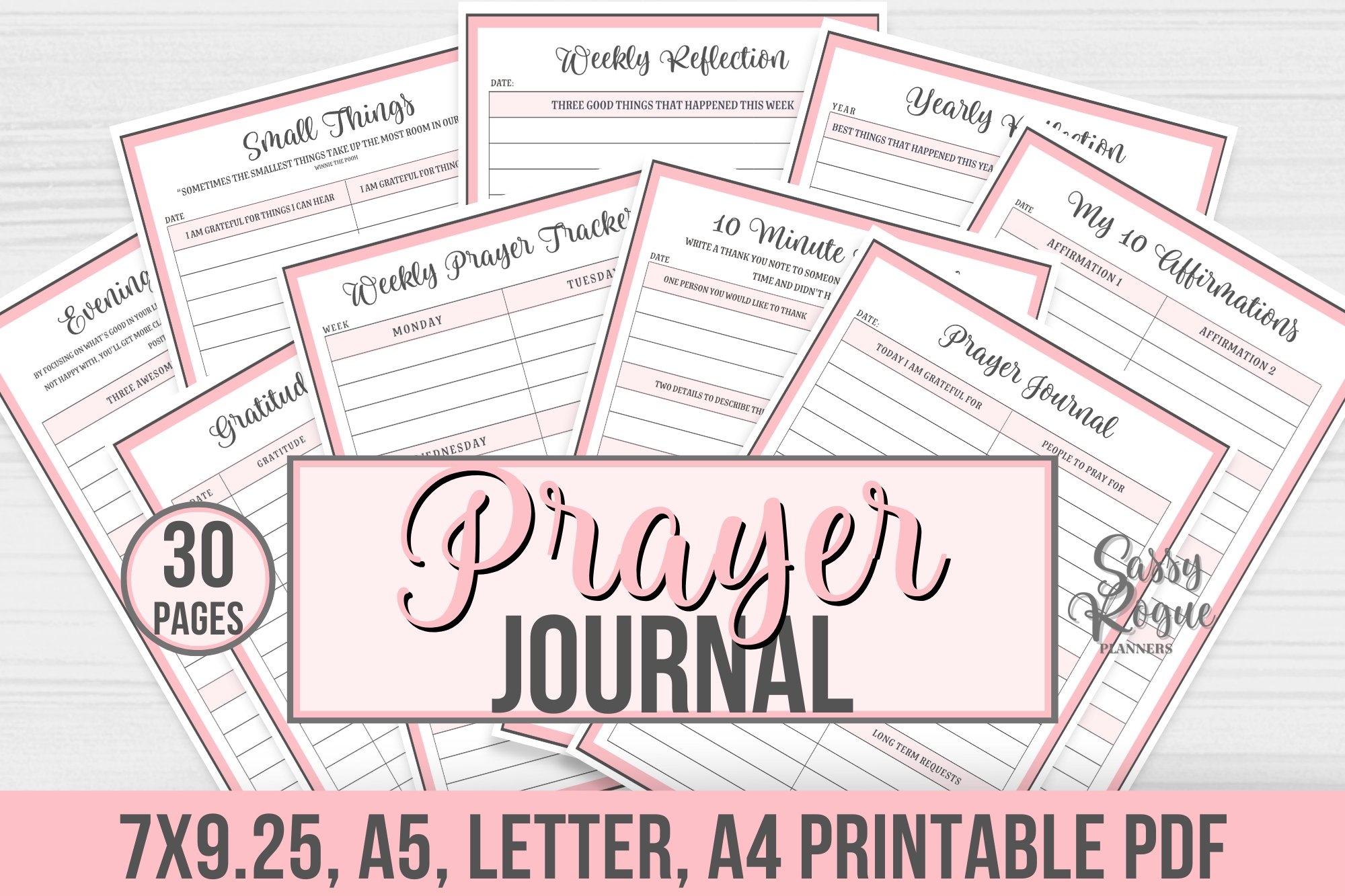 Prayer Journal Printable Bible Study Scripture 1657082 