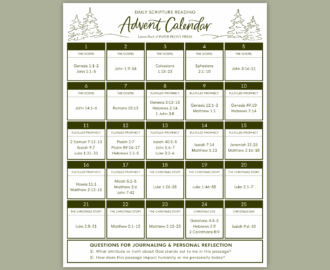 Preparing For Christmas Plus A Free Printable Advent Reading Plan
