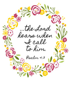 pretty bible verse printables psalm 4 white arrows home