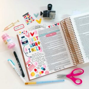 Print And Pray Hybrid Bible Journaling Just What I Need Illustrated Faith