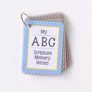 Printable ABC Scripture Memory Cards UnOriginal Mom