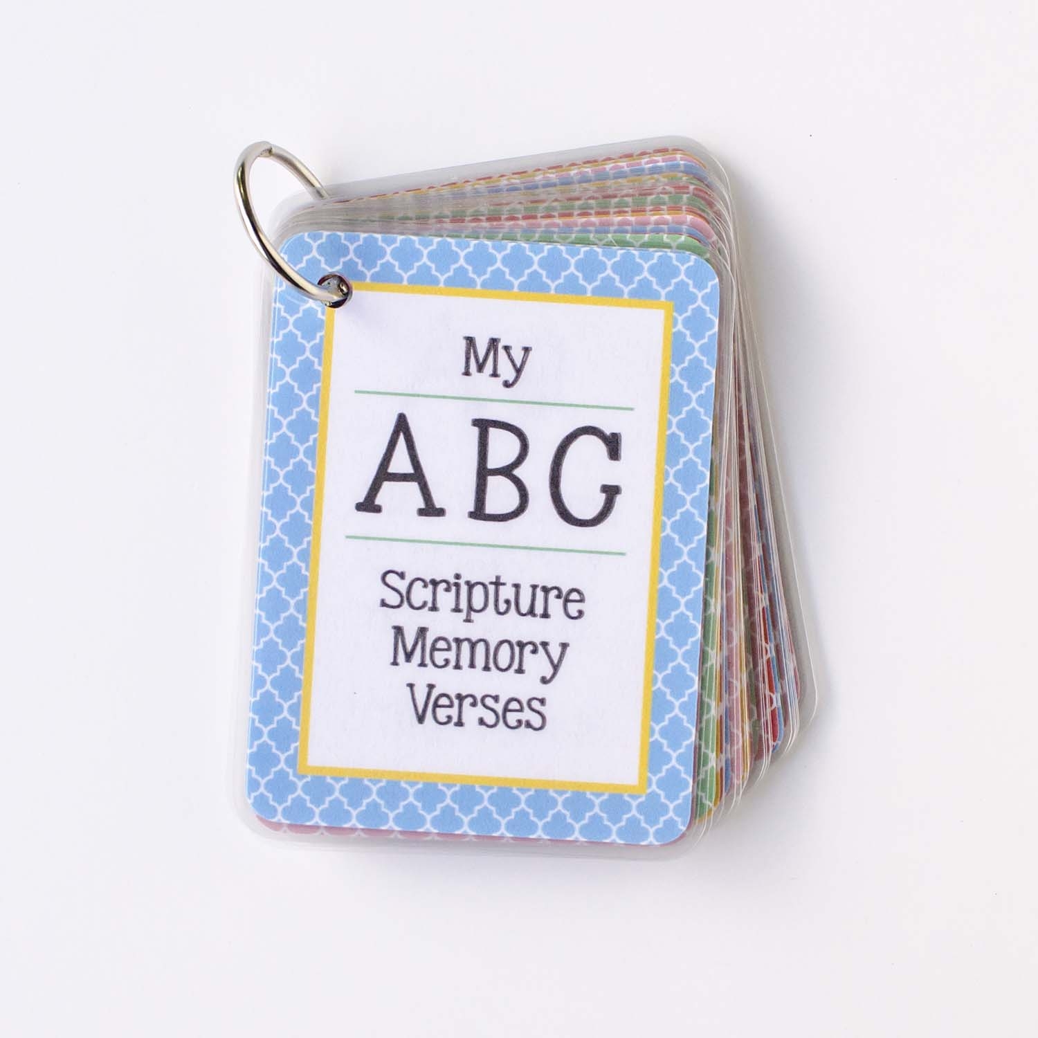 Printable ABC Scripture Memory Cards UnOriginal Mom