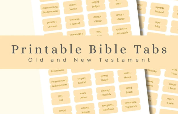 Printable Aesthetic Bible Tabs Bible Journaling 66 Books Of The Bible Free Page Of Blank Tabs DIY Bible Tabs Etsy