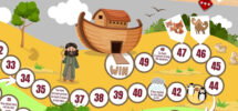 Printable Bible Board Game For Kids Noah s Ark Game Fun Christian Game Activity For Families Sunday School Or Church Bible Class Game Etsy