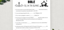 printable bible fill in the blanks bible games fun christian youth group game sunday school church study activity digital download