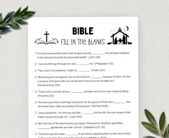 printable bible fill in the blanks bible games fun christian youth group game sunday school church study activity digital download