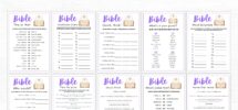 Printable Bible Fill In The Blanks Bible Games Fun Christian Youth Group Game Sunday School Church Study Activity Digital Download Worksheets Library