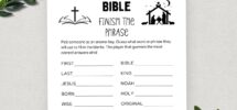Printable Bible Finish The Phrase Bible Games Fun Christian Youth Group Game Sunday School Church Study Activity For Kids And Adults Etsy Israel