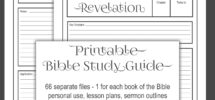 Printable BIBLE JOURNAL Study Sheets Sunday School Lesson Plans