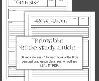 Printable BIBLE JOURNAL Study Sheets Sunday School Lesson Plans
