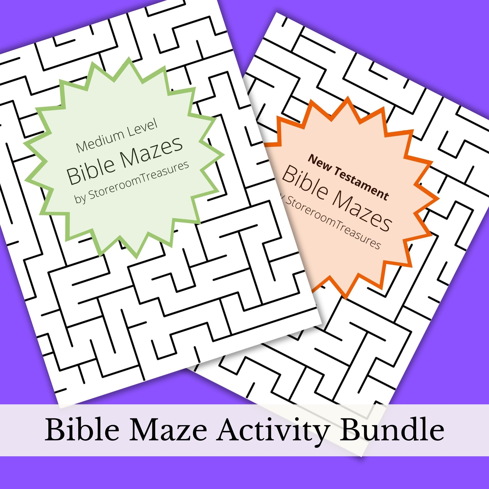Bible Mazes for Kids Printable