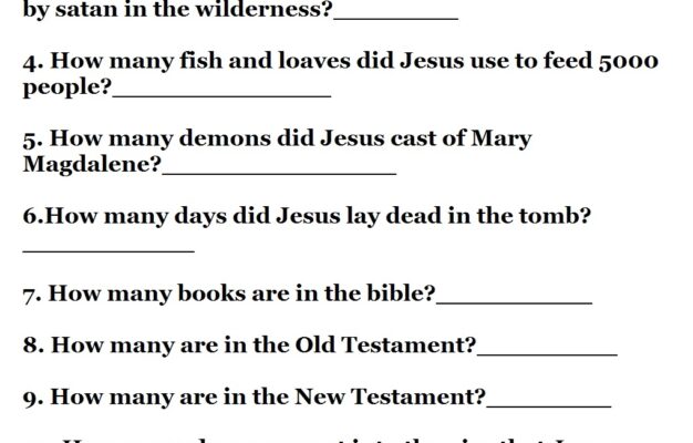printable bible quizzes