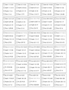 printable bible reading plan read the bible in one year etsy