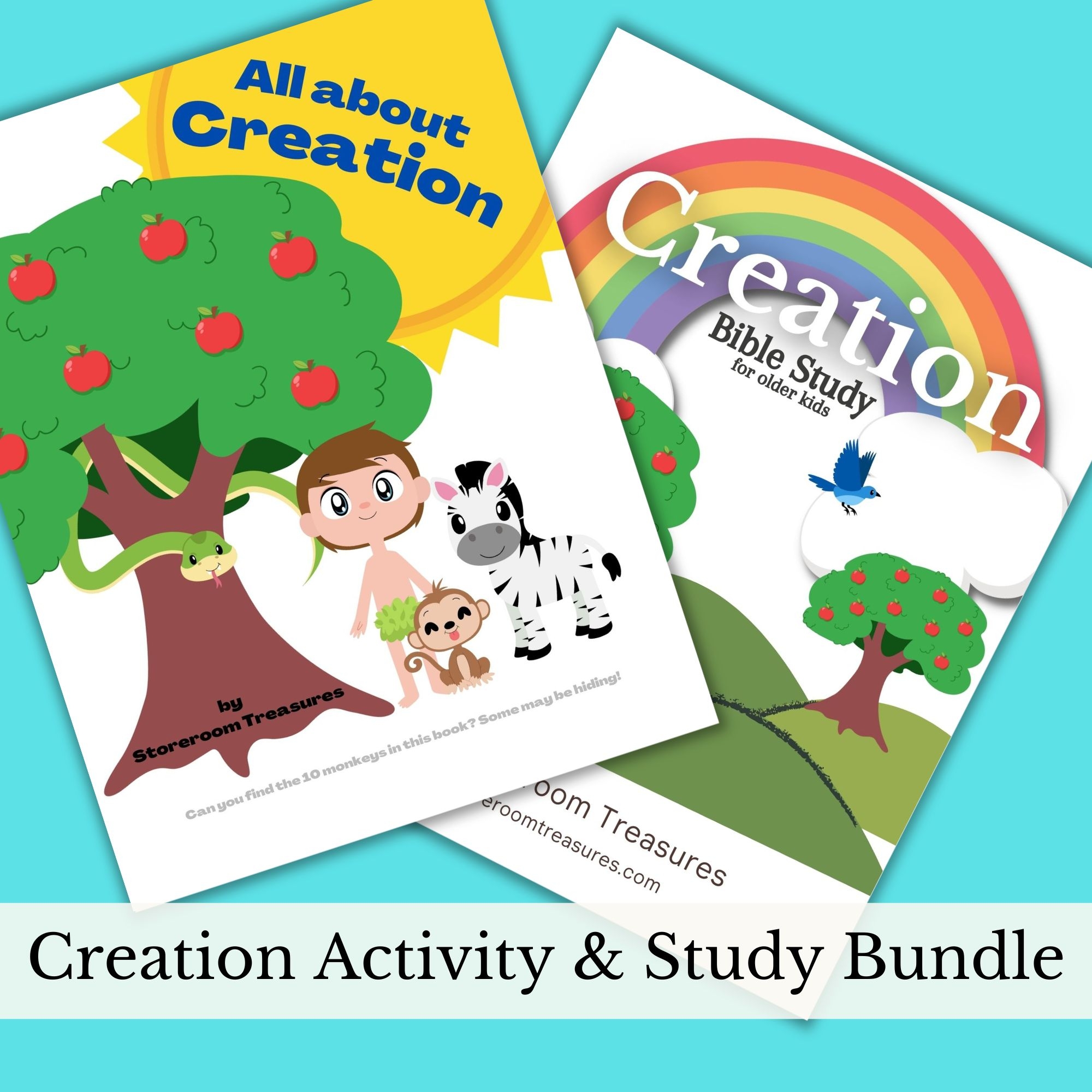 Printable Bible Study For Kids U0026 Activity Book Bundle Story Of Creation Classful
