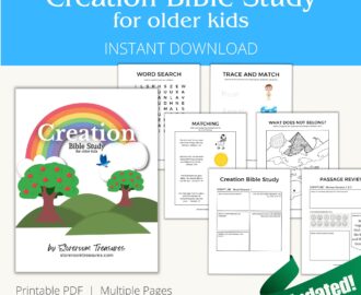 printable bible study for older kids creation bible study classful