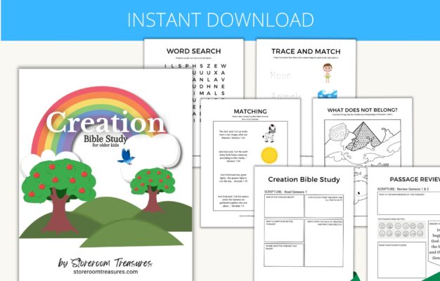 printable bible study for older kids creation bible study classful