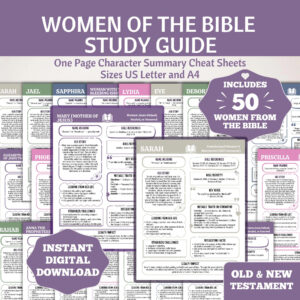 Printable Bible Study For Woman Etsy